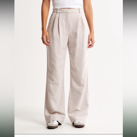 Abercrombie & Fitch Pants - ABERCROMBIE AND FITCH- Curve Love Sloane Tailored Wide Leg, size 30 long, NWT